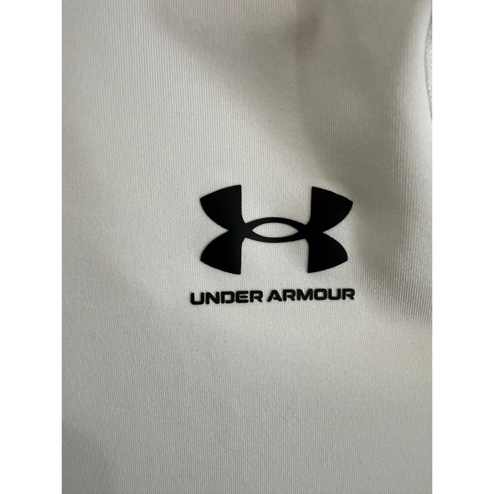 Under Armour HeatGear Compression Short Sleeve Performance Top White Women’s Sm - Picture 4 of 15